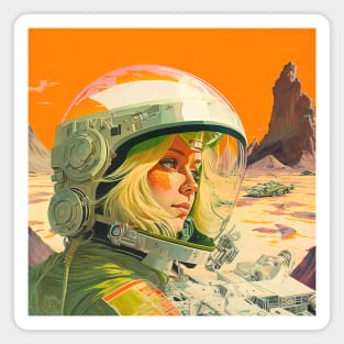 We Are Floating In Space - 64 - Sci-Fi Inspired Retro Artwork Magnet